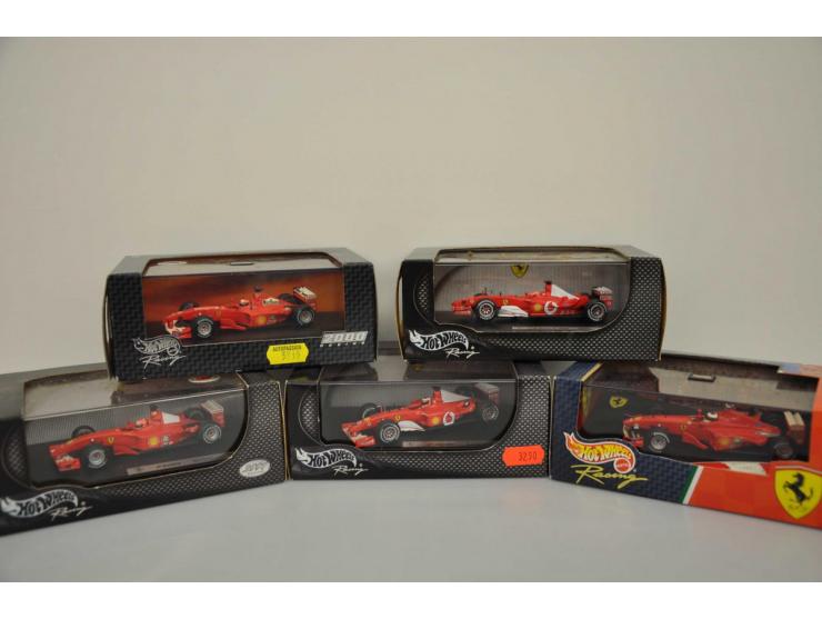 Ferrari F2003-GA Michael Schumacher, HotWheels Racing, 1:43, red, Near Mint (spots on box), Ferrari F1-2000 Michael Schumache