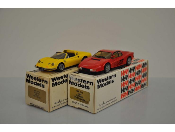 Ferrari Testarossa 1984, Western Models, hand built, Ref. WP113, 1:43, red, Near Mint (outer carton slightly damaged), Ferrar