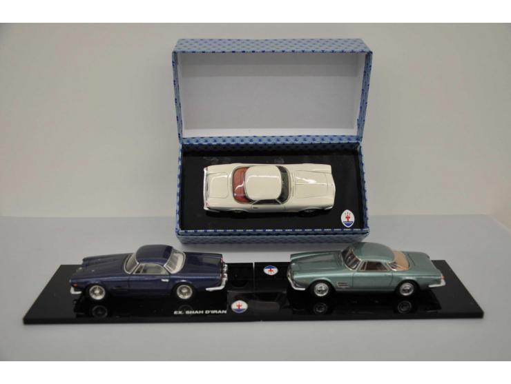 Maserati 5000GT Coupé 'Shah of Iran', Replicars, No 99 of 300, 1:43, blue, Mint, Maserati 5000GT Allemano, Replicars, 1:43, w