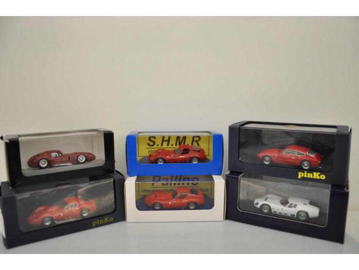 Maserati A6G 54 Zagato Coupé, Gamma Models / Pinko, 1:43, red, Near Mint (scratches on box), Maserati Tipo 154 Test Le Mans 1