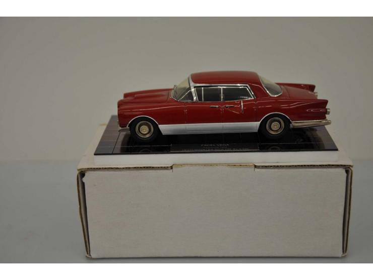 Facel Vega Excellence 1956, Heco Modeles, No 3 of 100, hand built, 1:43, red, Mint.