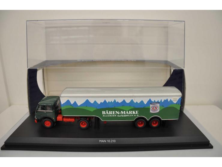 MAN 10.210 'Bären-Marke', Schuco, 1:43, green, Near Mint (outer carton slightly damaged).