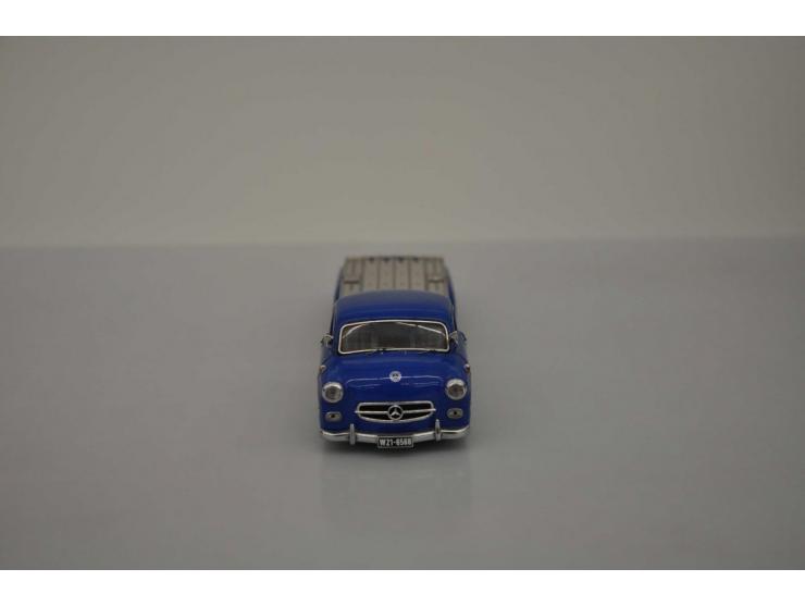 Mercedes-Benz 1954 Renntransporter, CMC Modelcars, 1:43, blue, Excellent (bit dusty, small paint imperfections, packaging has