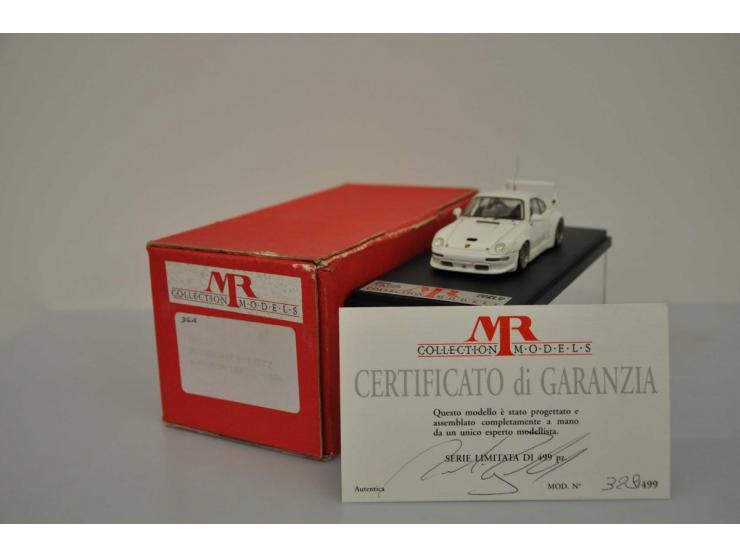 Porsche 911 GTZ Evolution 1995, MR Collection, 1:43, white, Near Mint (outer box slightly damaged).