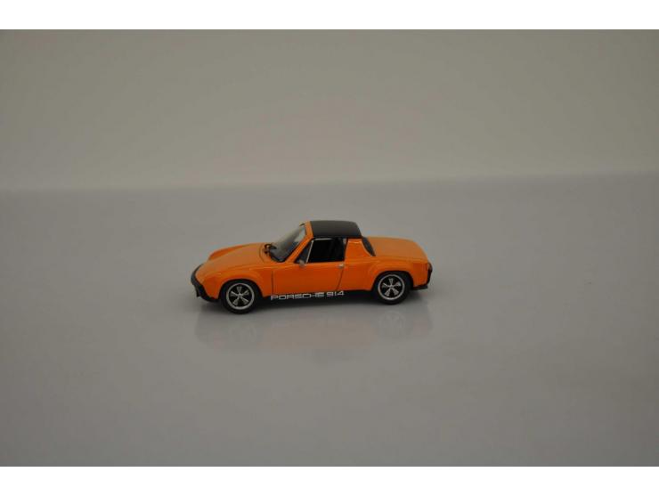 Porsche 914/6, PIT Models, hand built, 1:43, orange, Near Mint (box used).