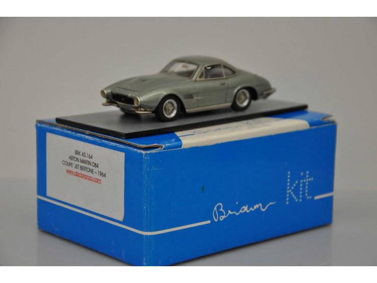 Aston Martin DB4 Coupé Jet Bertone 1964, ABC Brianza, hand built, 1:43, green, Mint.