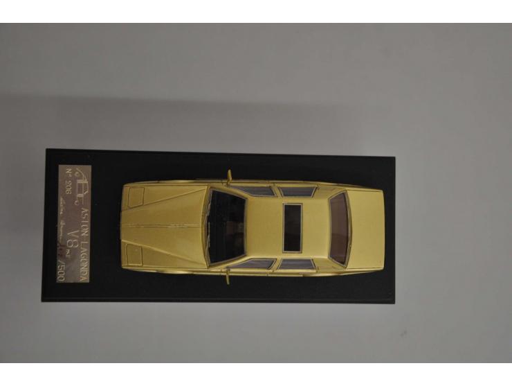 Aston Martin Lagonda V8, ABC Brianza, No 109 of 500, hand built, 1:43, gold, Near Mint (bit dusty).