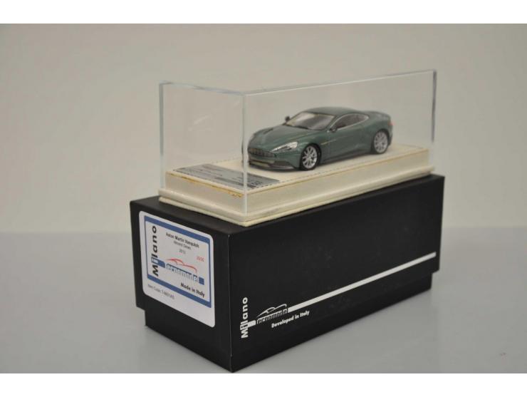 Aston Martin Vanquish 2012, Tecnomodel, No 25 of 35, 1:43, green, Near Mint (bottom of box loose).