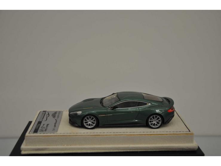 Aston Martin Vanquish 2012, Tecnomodel, No 25 of 35, 1:43, green, Near Mint (bottom of box loose).