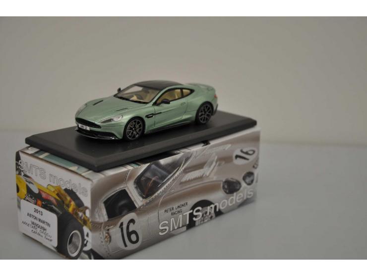 Aston Martin Vanquish, SMTS Models, hand built, 1:43, green, Mint.