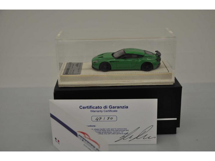 Aston Martin Zagato V12, Tecnomodel, No 47 of 50, 1:43, green, Mint.