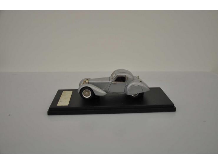 Jaguar SS100 Coupé, ABC Brianza, No 34 of 500, 1:43, silver, Near Mint (small scratches on rear window, bit loose in box).