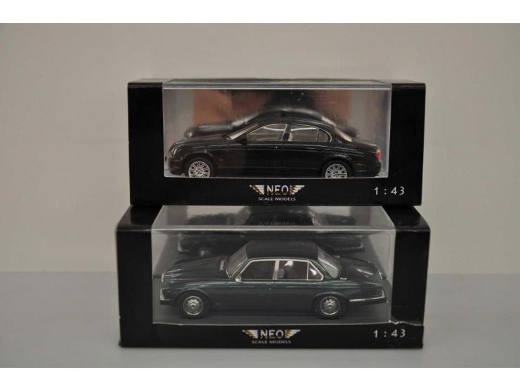 Jaguar XJ SIII 4.2, Neo Scale Models, 1:43, green, Near Mint (outer carton damaged), Jaguar S-Type, Neo Scale Models, 1:43, g