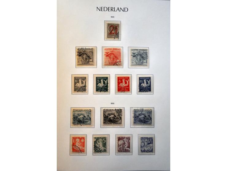 collectie 1852-1975 meest licht gestempeld met veel beter materiaal w.b. nrs. 1-100, 130-131, Meeuwen, port, telegram, roltan