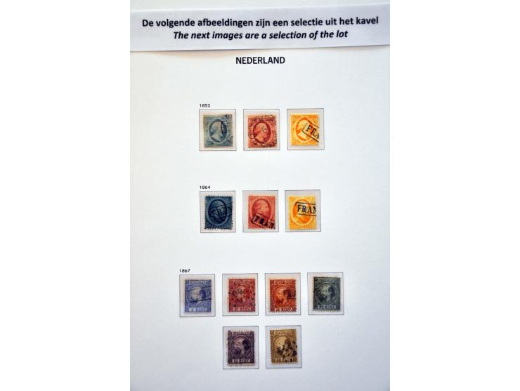 collectie 1898-1998 gestempeld en */** w.b. nagegomd met beter materiaal w.b. 104-105, Jubileum 1923, Van Konijnenburg ** (ce