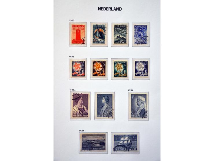 collectie 1898-1998 gestempeld en */** w.b. nagegomd met beter materiaal w.b. 104-105, Jubileum 1923, Van Konijnenburg ** (ce