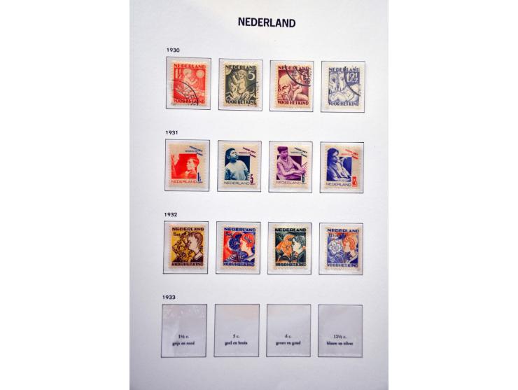 collectie 1898-1998 gestempeld en */** w.b. nagegomd met beter materiaal w.b. 104-105, Jubileum 1923, Van Konijnenburg ** (ce