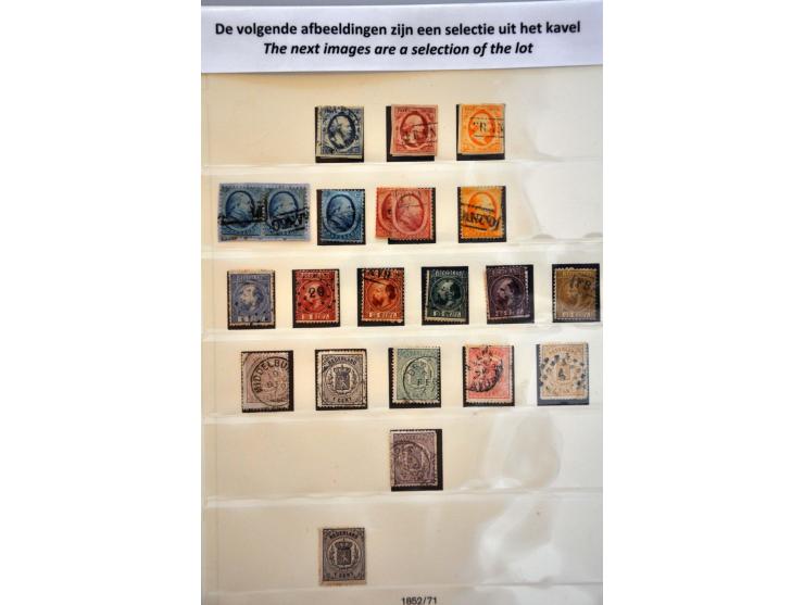 collectie 1852-2001 op hoofdnummers compleet met tevens port, dienst, roltanding, telegram etc. in deels gemengde kwaliteit i