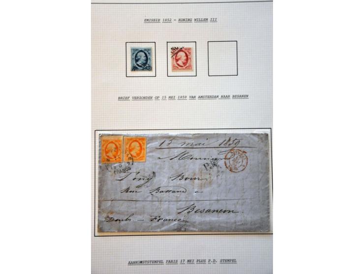 collectie fdc's 1-200 in gemengde kwaliteit in Davo album 