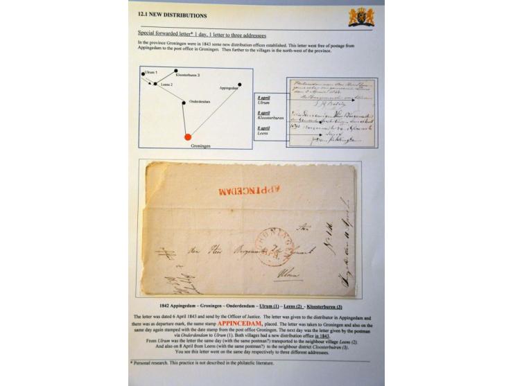 emissie 1864, 4 proeven PC nr. 24 in verschillende kleuren in gemengde kwaliteit