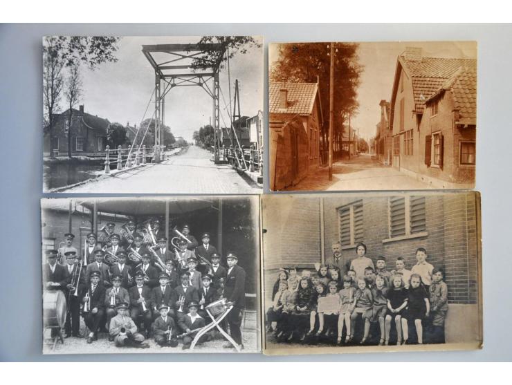 Bleiswijk prachtcollectie ca. 500 ex. zeer oude met veel beter o.a. fotokaarten in 5 albums 