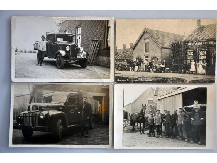 Bleiswijk prachtcollectie ca. 500 ex. zeer oude met veel beter o.a. fotokaarten in 5 albums 