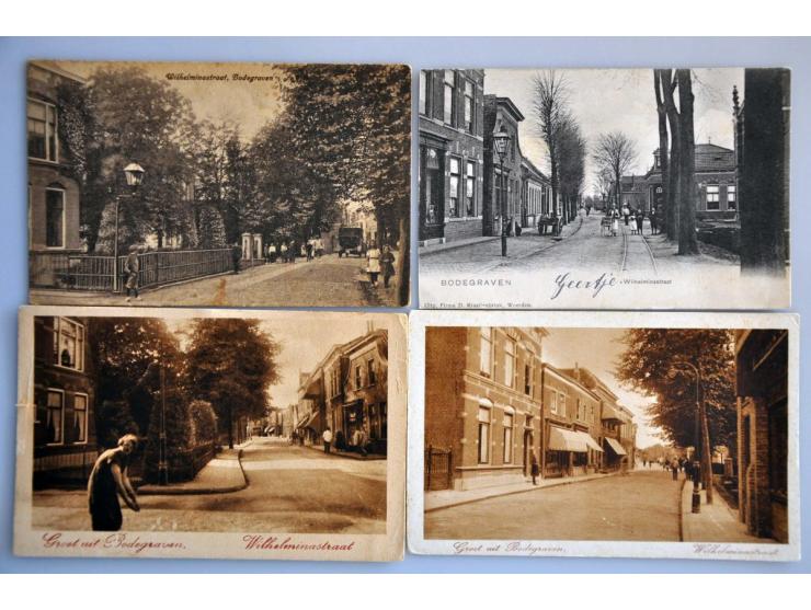 Bodegraven collectie ca. 250 ex. oude en zeer oude met beter in 2 albums