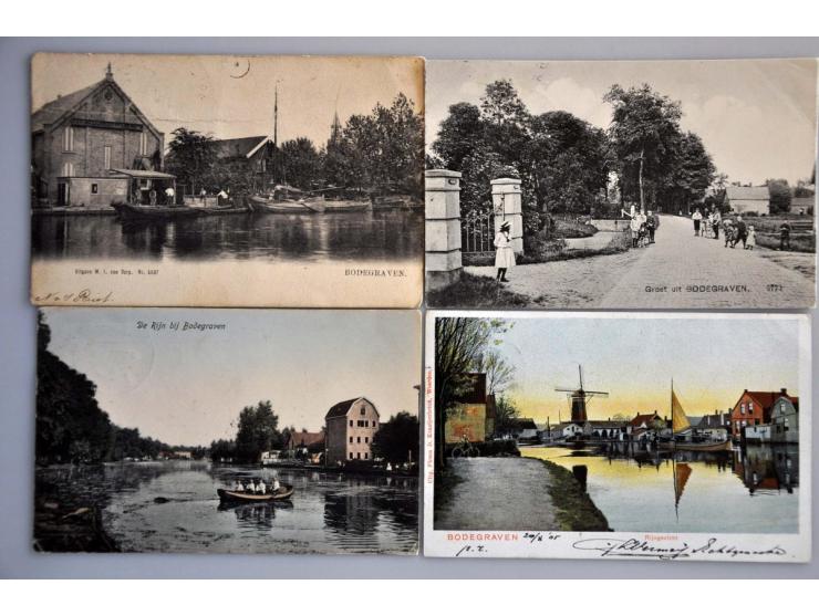 Bodegraven collectie ca. 250 ex. oude en zeer oude met beter in 2 albums