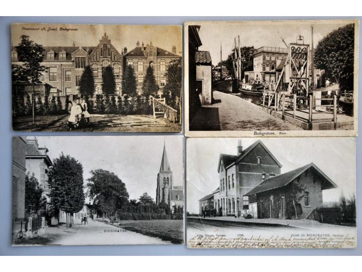 Bodegraven collectie ca. 250 ex. oude en zeer oude met beter in 2 albums