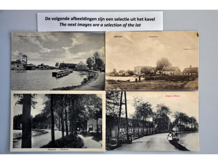 Uithoorn collectie ca. 250 ex. oude en zeer oude met beter in 3 albums