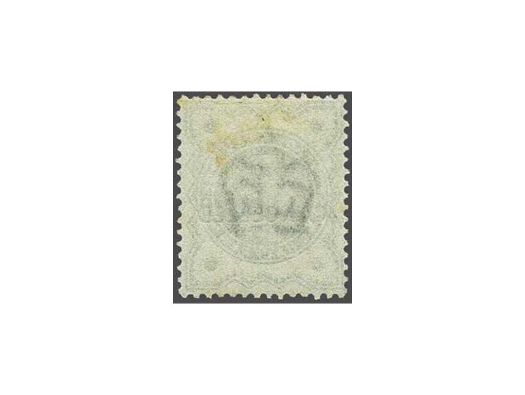 Victoria 1900 ½d dull blue green, a very fine unused o.g. example overprinted CANCELLED type 18, Spec. K28t, cat.v. £ 1250 