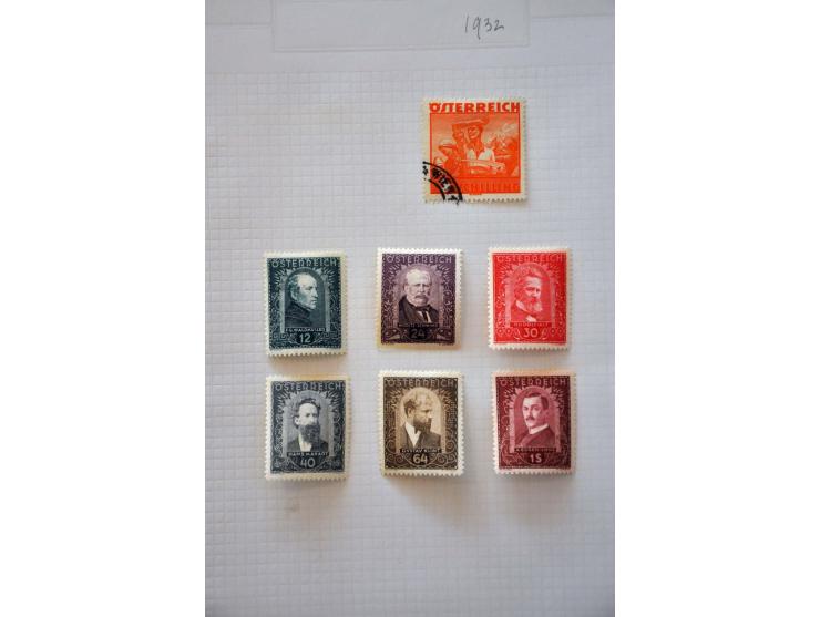 collection 1850-1995 used and */** with better stamps and sets (including Rotary), covers etc. in 3 albums