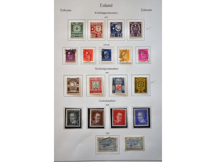 collection until 1941 used and */** with better sets and stamps in KaBe binder