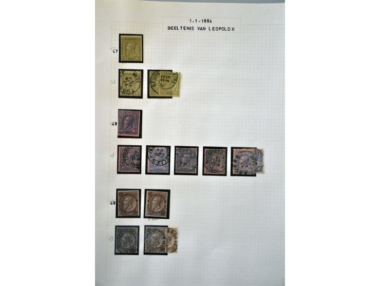 collectie 1849-1969 zowel gestempeld als */** verzameld met veel betere ex. en series w.b. uitgebreid klassiek, ongetand, Alb