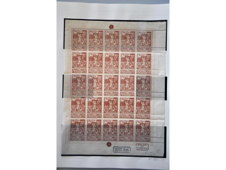 collectie 1849-1969 zowel gestempeld als */** verzameld met veel betere ex. en series w.b. uitgebreid klassiek, ongetand, Alb