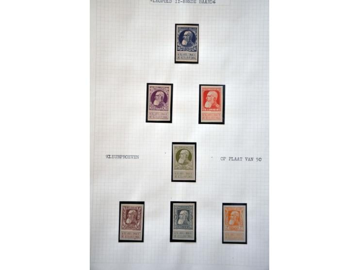 collectie 1849-1969 zowel gestempeld als */** verzameld met veel betere ex. en series w.b. uitgebreid klassiek, ongetand, Alb