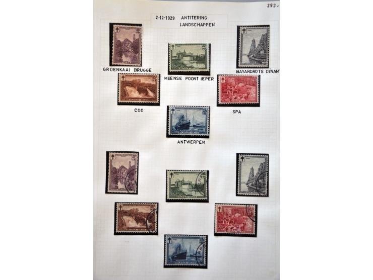 collectie 1849-1969 zowel gestempeld als */** verzameld met veel betere ex. en series w.b. uitgebreid klassiek, ongetand, Alb