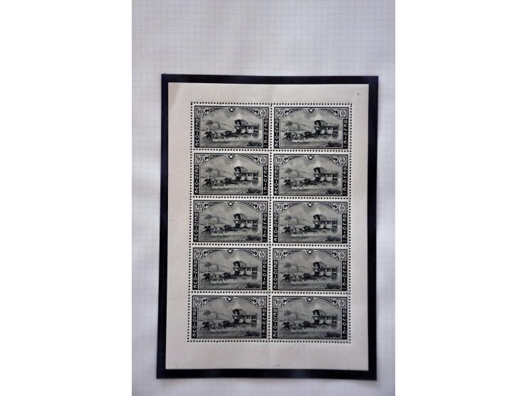 collectie 1849-1969 zowel gestempeld als */** verzameld met veel betere ex. en series w.b. uitgebreid klassiek, ongetand, Alb