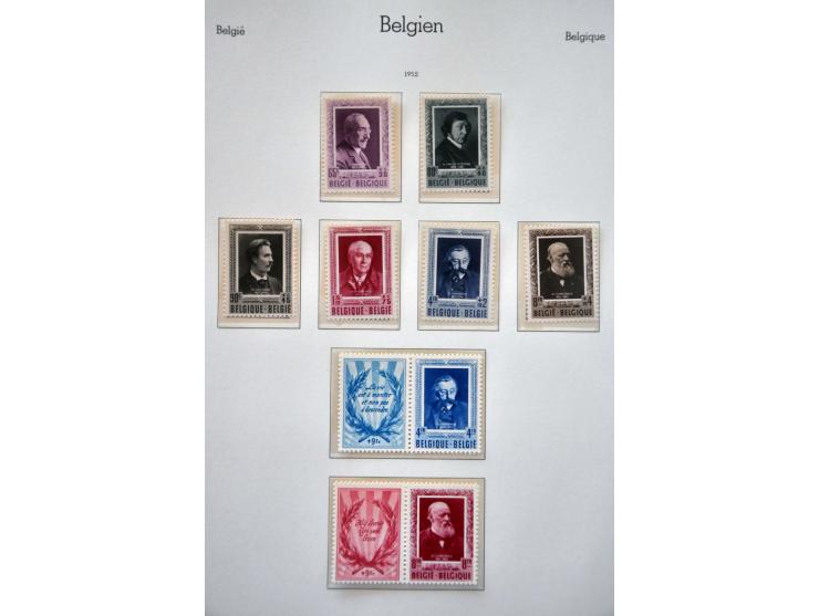 collectie 1849-2004 voornamelijk */** w.b. uitgebreid klassiek en betere ex. met o.a  schrijvers, UPU 1952 en vrijwel alle go