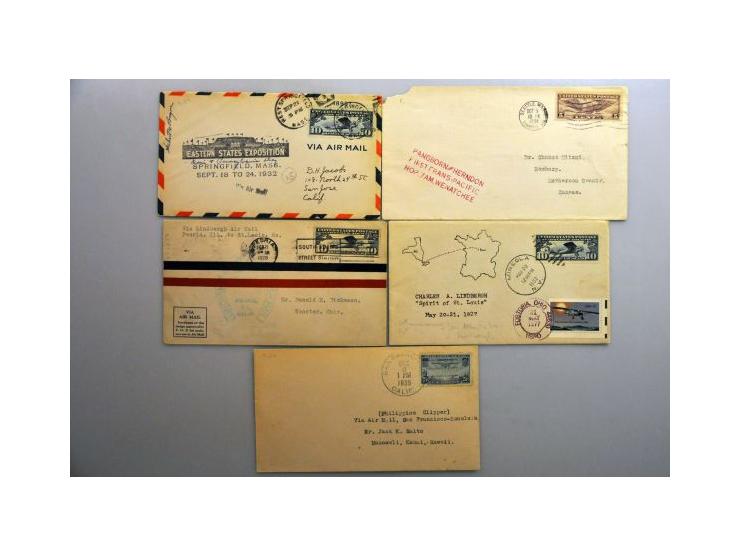 covers including fdc's and better Airmail in 2 albums