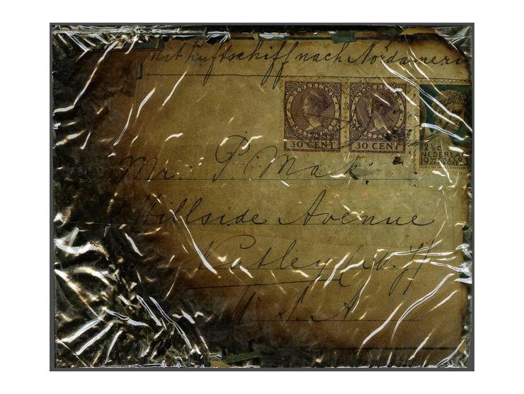 HINDENBURG 1937 crash cover, partially charred letter sent from Schiedam (the Netherlands) by Mrs H. Mak-v.d. Wetering on 1-5