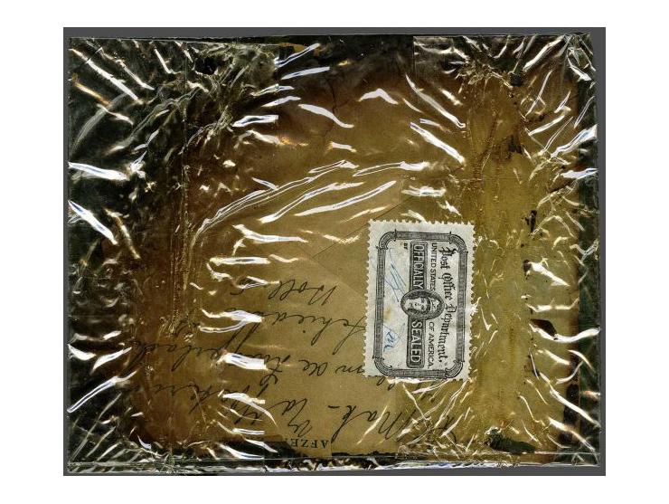 HINDENBURG 1937 crash cover, partially charred letter sent from Schiedam (the Netherlands) by Mrs H. Mak-v.d. Wetering on 1-5