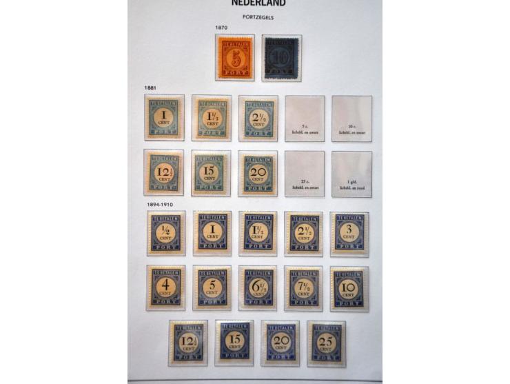 collectie 1852-1998 gestempeld, vanaf 1899 meest */** en op hoofdnummers compleet w.b. nrs. 1-48, 49-80 * (inclusief 61b-61c)