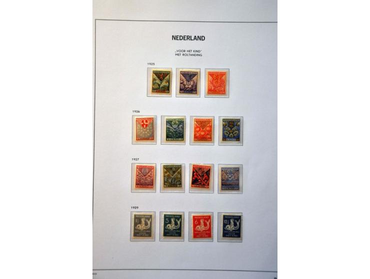 collectie 1852-2001 meest */** op hoofdnummers compleet met veel beter materiaal w.b. Bontkraag, Jubileum 1913 en 1923, Veth,