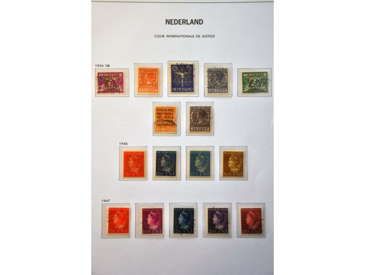 collectie 1852-2001 meest */** op hoofdnummers compleet met veel beter materiaal w.b. Bontkraag, Jubileum 1913 en 1923, Veth,