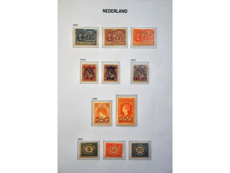 collectie 1852-2001 meest */** op hoofdnummers compleet met veel beter materiaal w.b. Bontkraag, Jubileum 1913 en 1923, Veth,