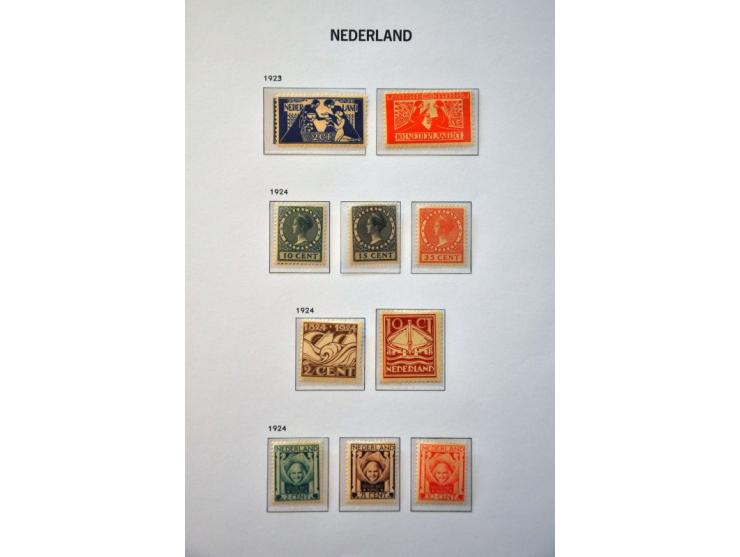 collectie 1852-2001 meest */** op hoofdnummers compleet met veel beter materiaal w.b. Bontkraag, Jubileum 1913 en 1923, Veth,