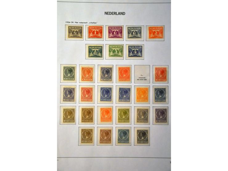 collectie 1852-1969 (*) */**  in gemengde kwaliteit met o.a. nrs. 1-5, 10, 13-18, 28-29, 48-49, 50-76, 80, 90-101, port, lp 1