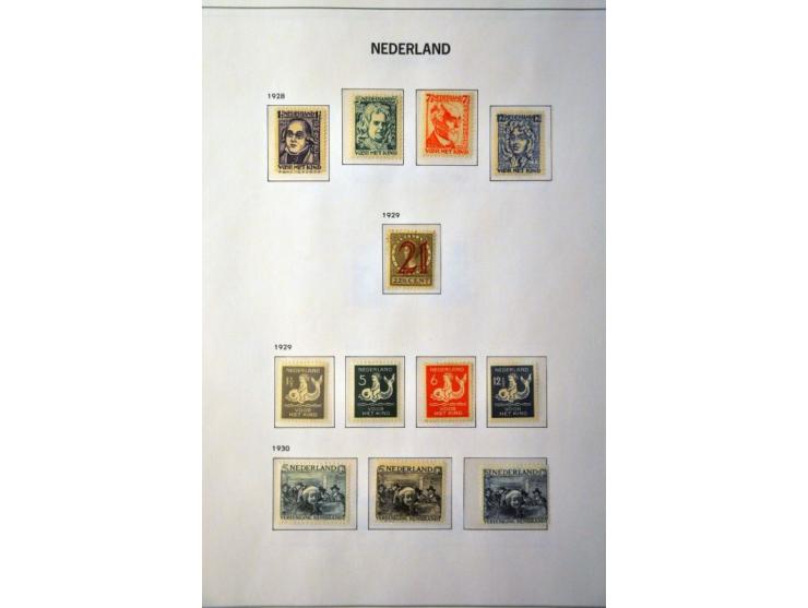 collectie 1852-1969 (*) */**  in gemengde kwaliteit met o.a. nrs. 1-5, 10, 13-18, 28-29, 48-49, 50-76, 80, 90-101, port, lp 1