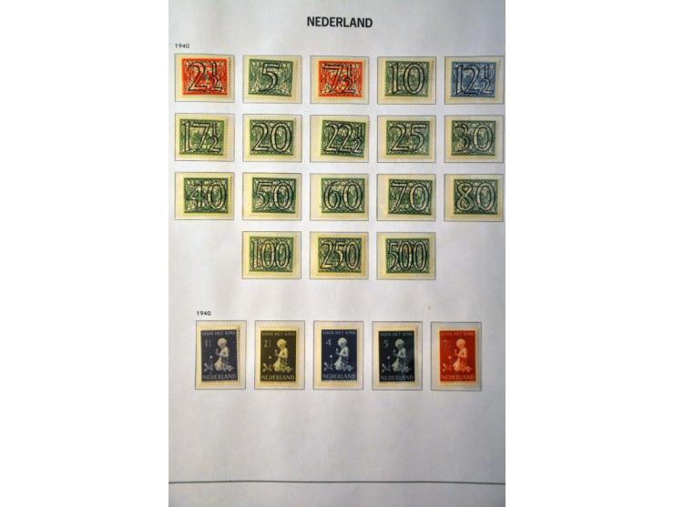 collectie 1852-1969 (*) */**  in gemengde kwaliteit met o.a. nrs. 1-5, 10, 13-18, 28-29, 48-49, 50-76, 80, 90-101, port, lp 1